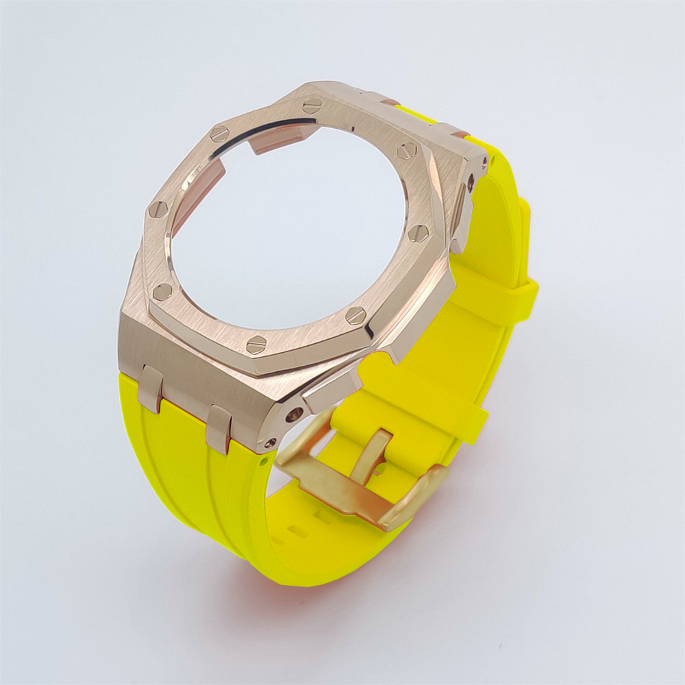 GA2100 Casioak Offshore Curve Style Rose gold