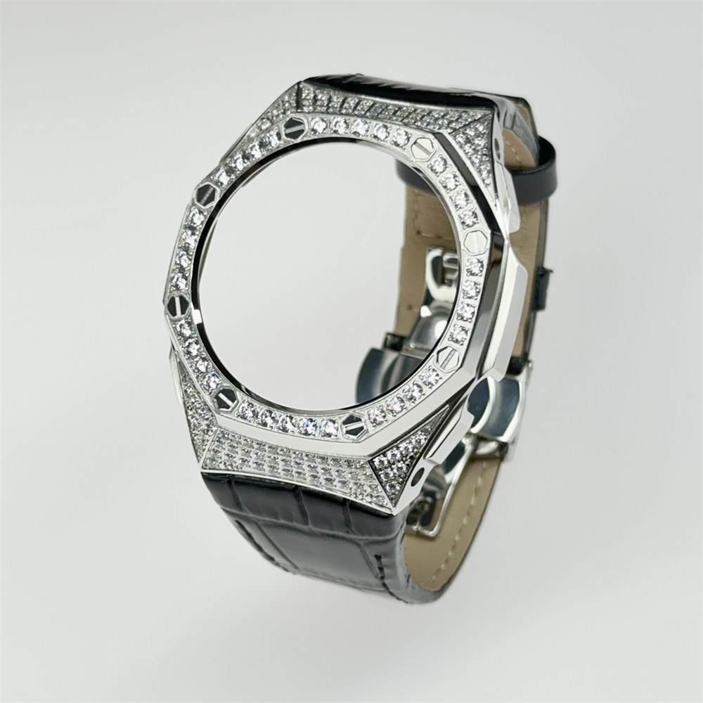 GA2100/2110/B2100 CasiOak Diamond Concept Reversible Leather Strap
