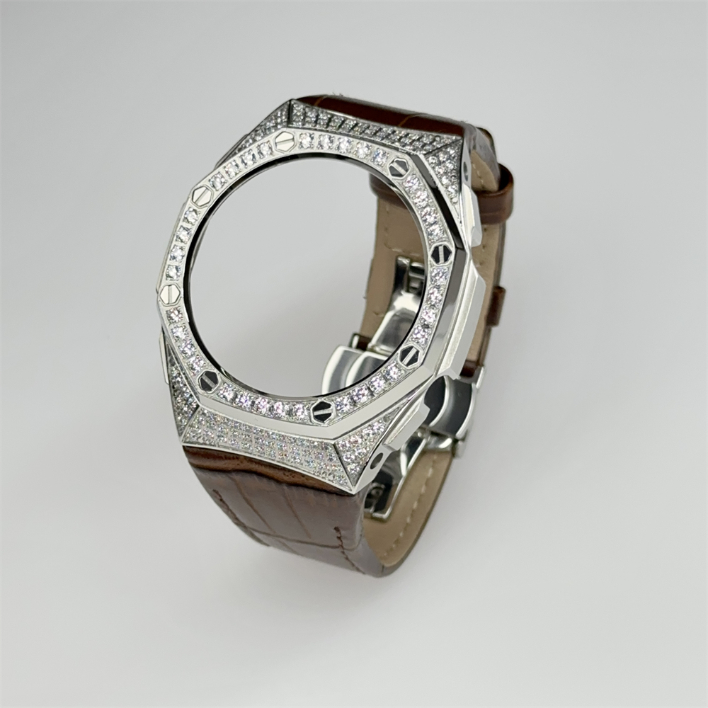 GA2100/2110/B2100 CasiOak Diamond Concept Reversible Leather Strap