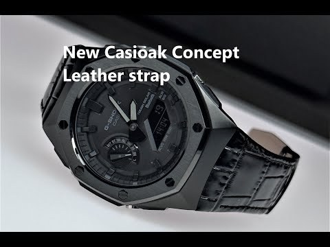 GA2100/2110/B2100 CasiOak Concept Reversible Leather Strap