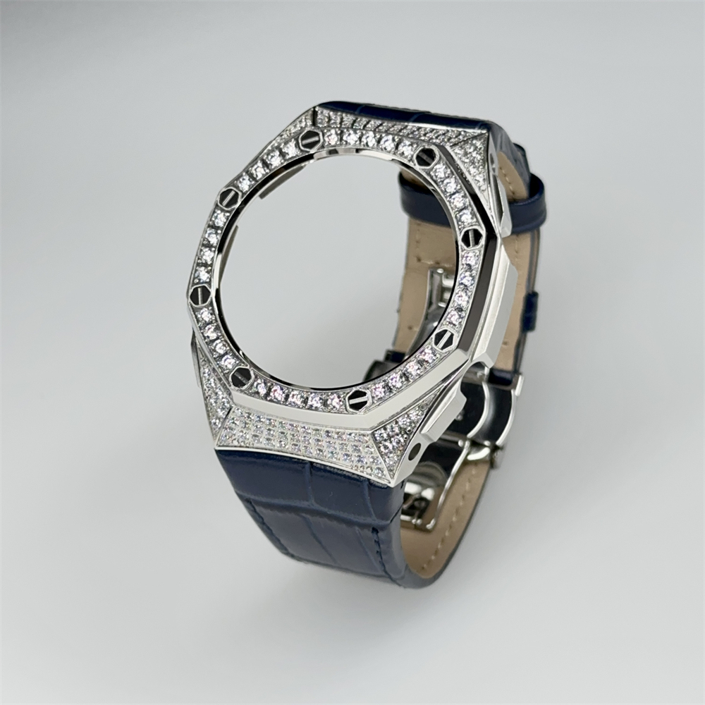 GA2100/2110/B2100 CasiOak Diamond Concept Reversible Leather Strap