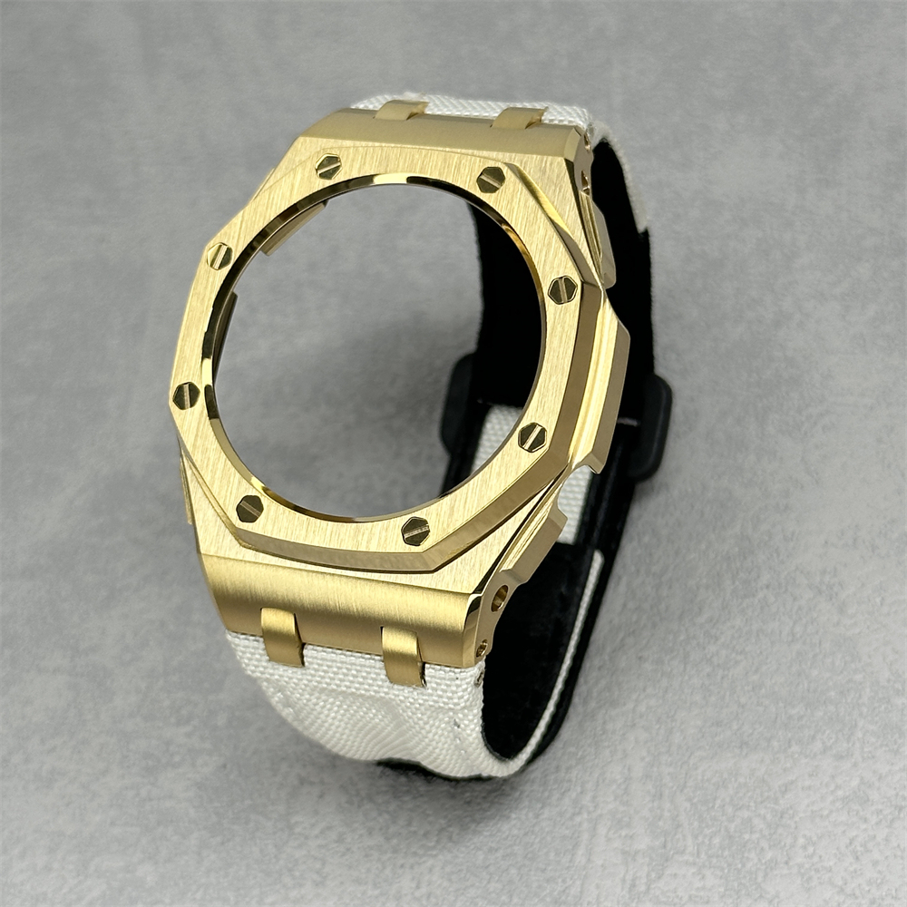 GA2100/2110/B2100 CasiOak Offshore Bezel Canvas Nylon Velcro Strap Set