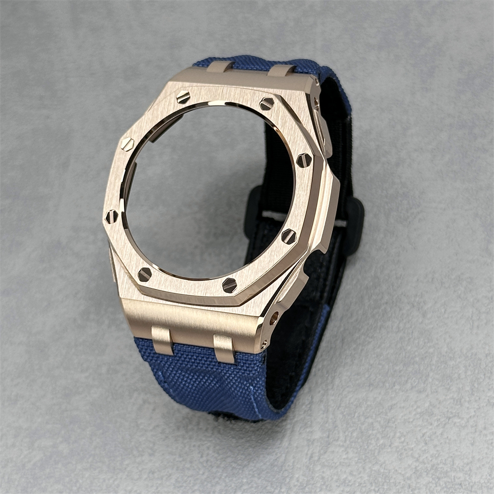GA2100/2110/B2100 CasiOak Offshore Bezel Canvas Nylon Velcro Strap Set