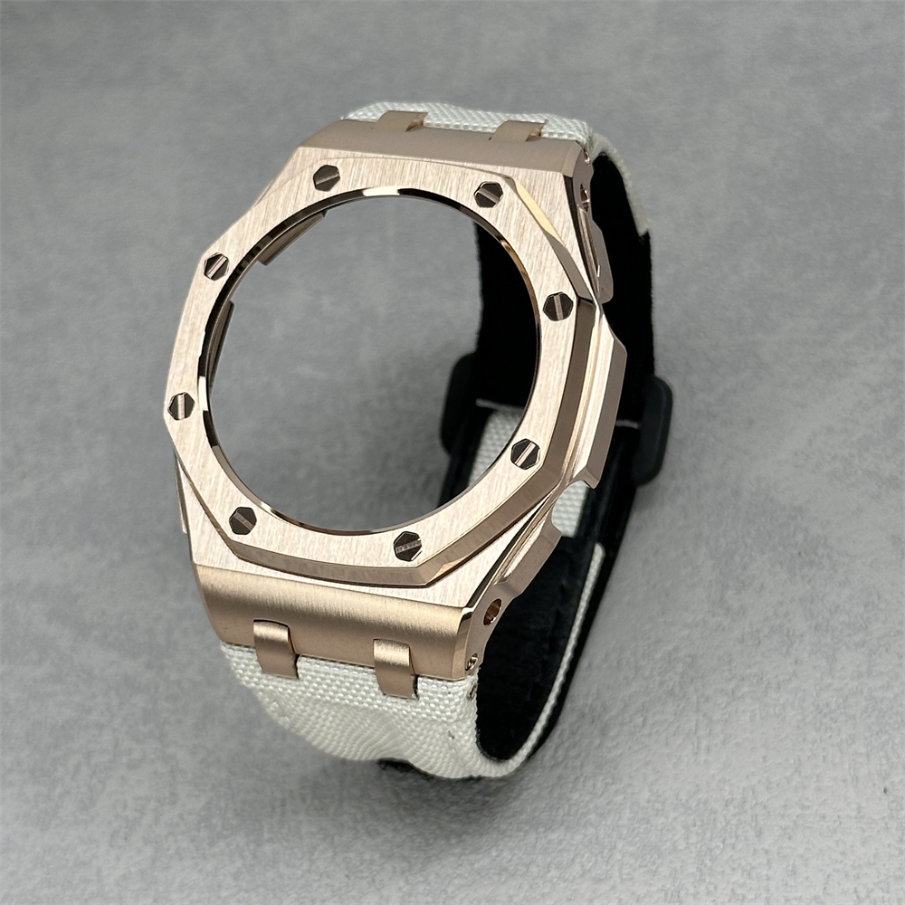 GA2100/2110/B2100 CasiOak Offshore Bezel Canvas Nylon Velcro Strap Set