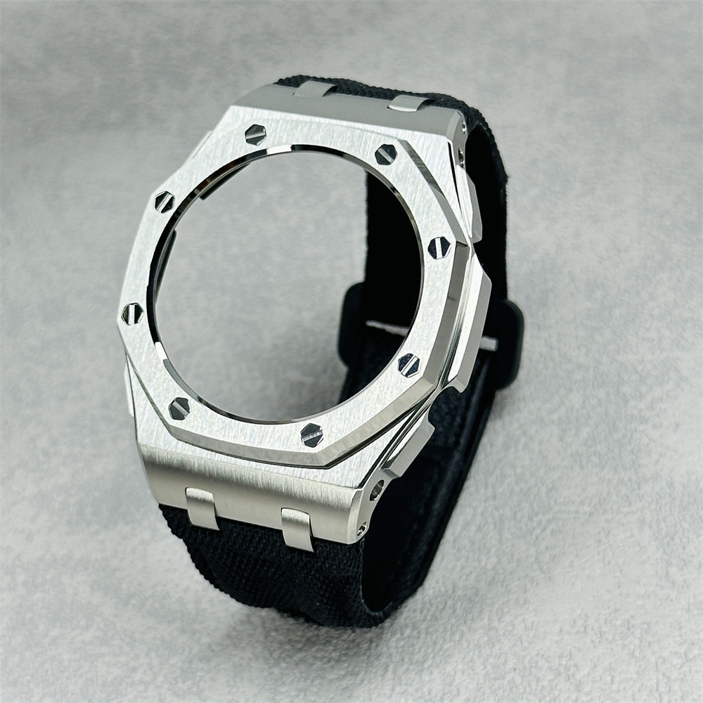 GA2100/2110/B2100 CasiOak Offshore Bezel Canvas Nylon Velcro Strap Set