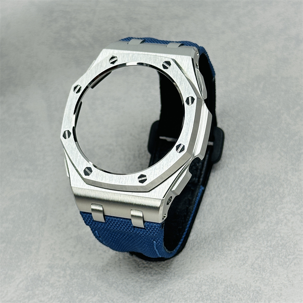 GA2100/2110/B2100 CasiOak Offshore Bezel Canvas Nylon Velcro Strap Set