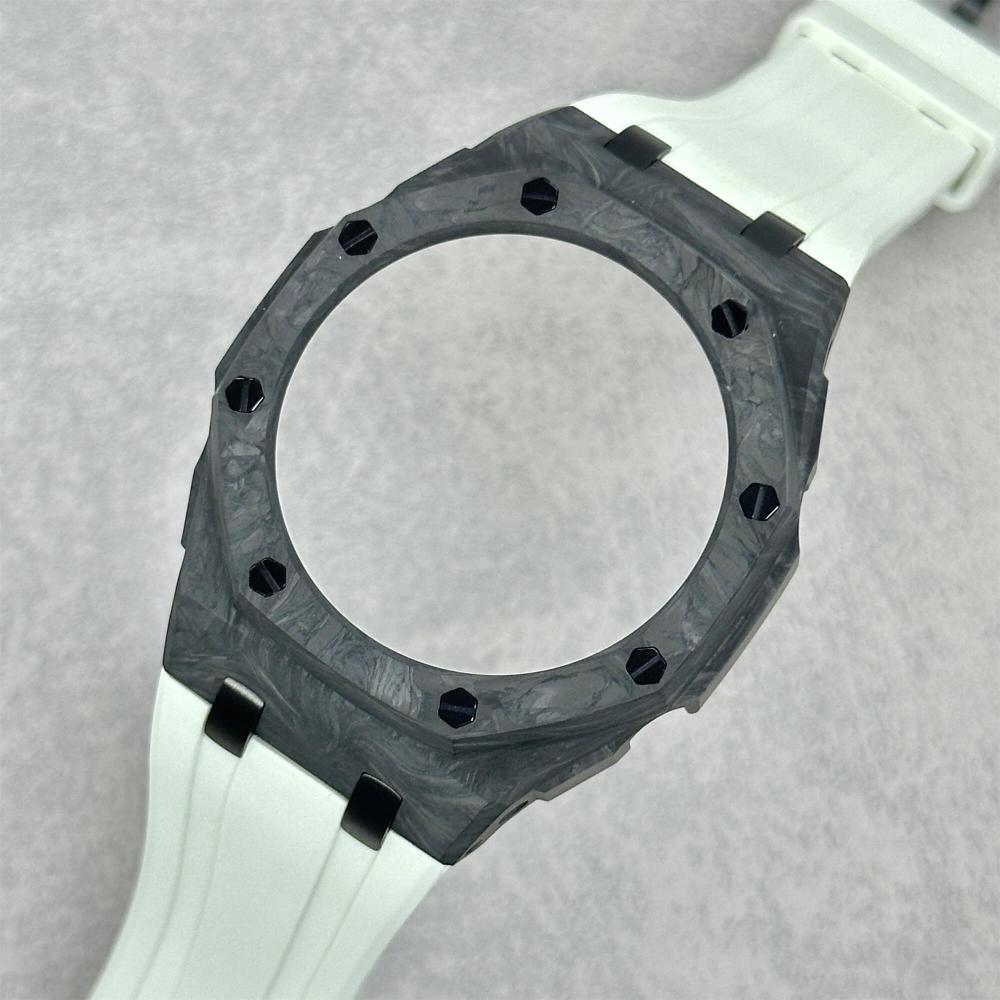 GA2100/2110/B2100 CasiOak Carbon Fiber Luminous Fluororubber Strap Modification Kit