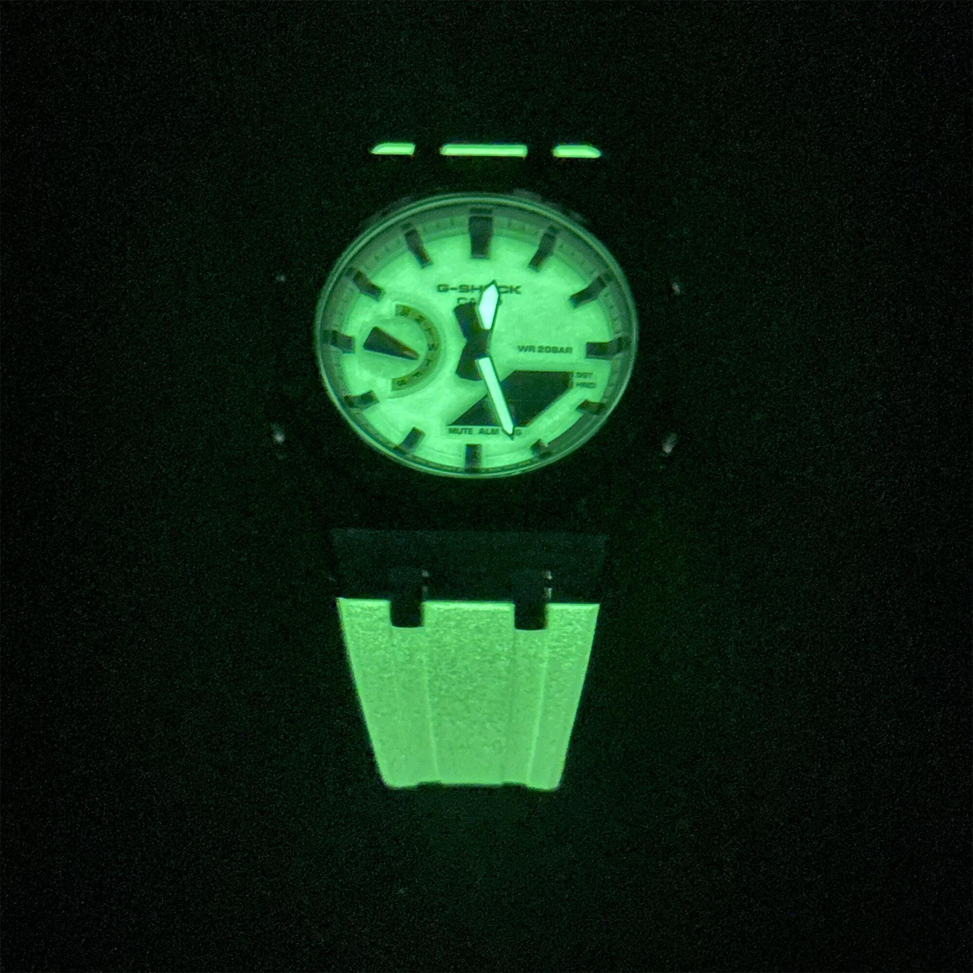 GA2100/2110/B2100 CasiOak Stainless steel Bezel luminous fluororubber strap modification kit