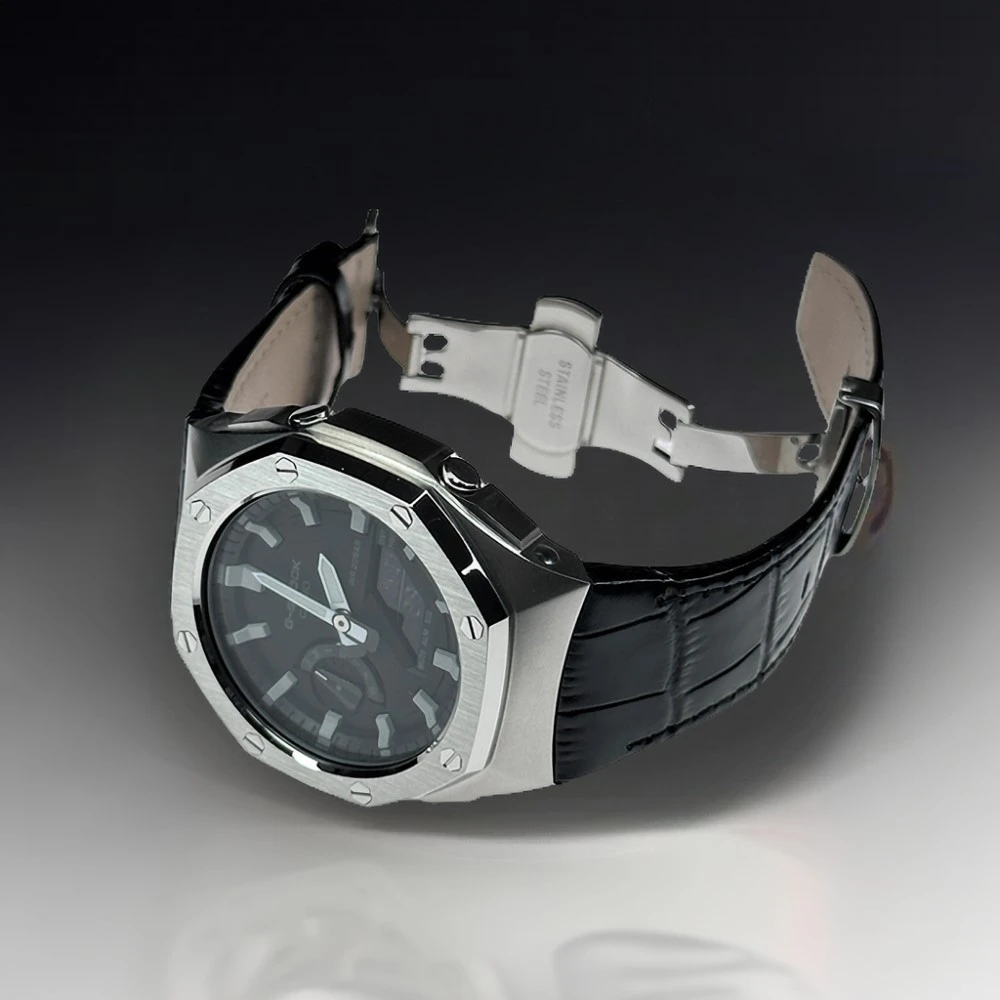 GA2100/2110/B2100 CasiOak Concept Reversible Leather Strap