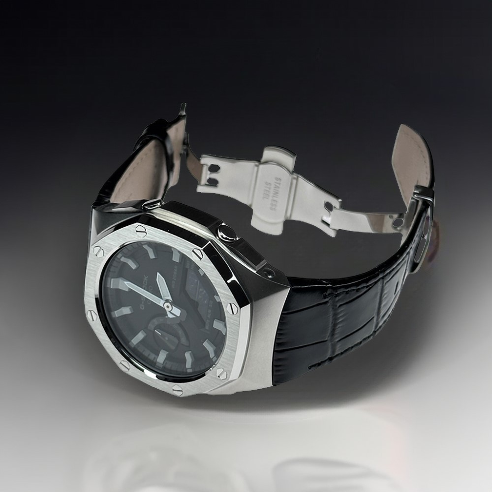 GA2100/2110/B2100 CasiOak Concept Reversible Leather Strap