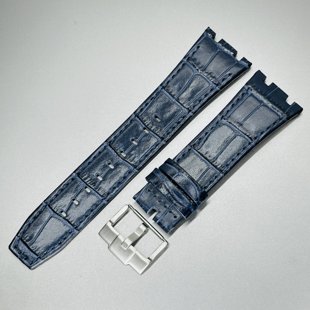 Double-sided leather strap