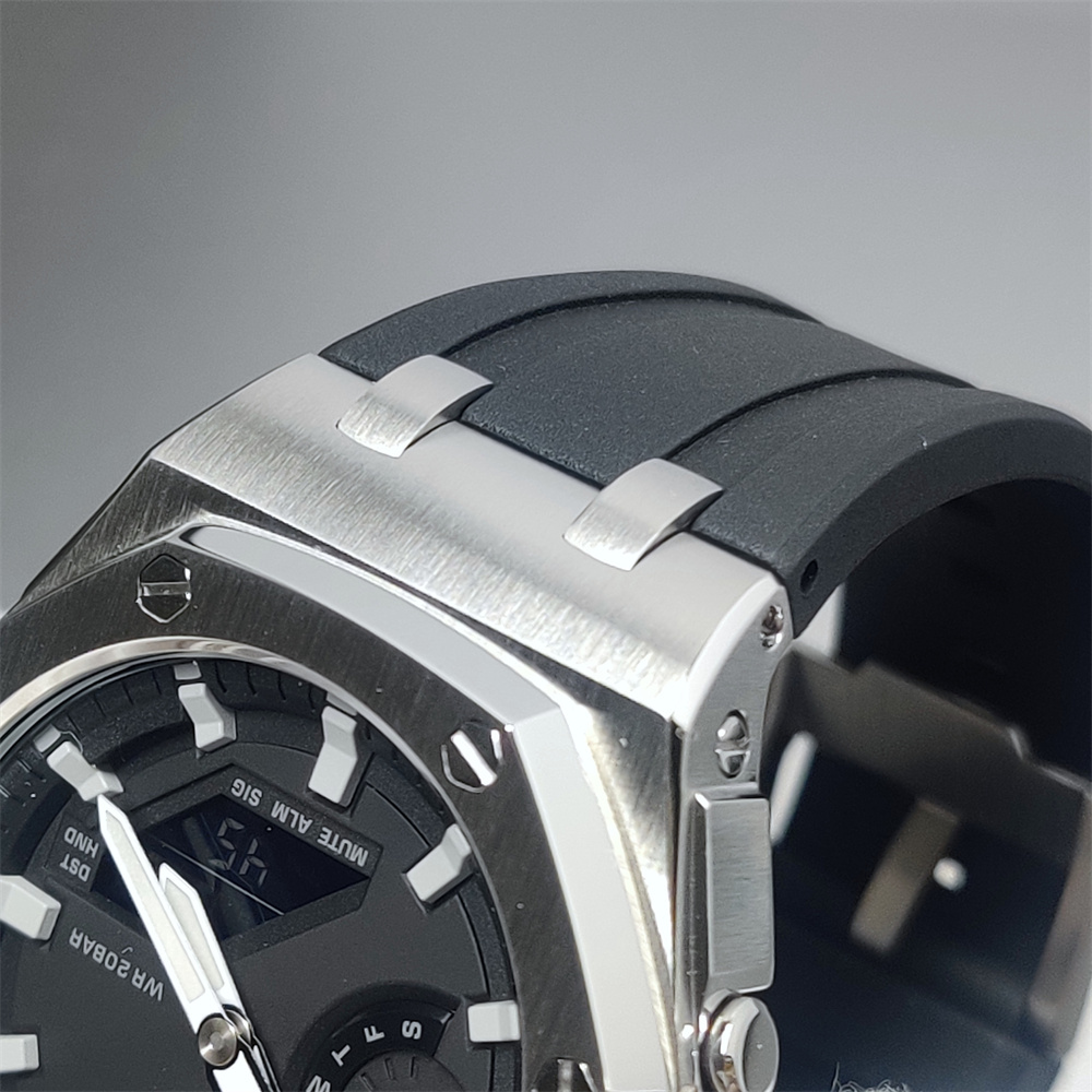 GA2100 Casioak Offshore Curve Style Silver