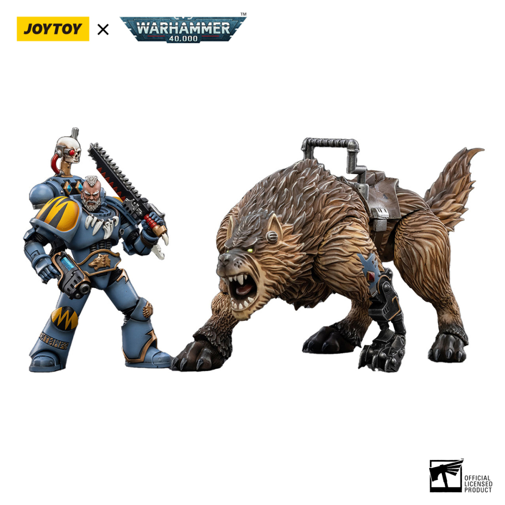 JOYTOYS Warhammer40K Space Wolves Thunderwolf Cavalry Bjane