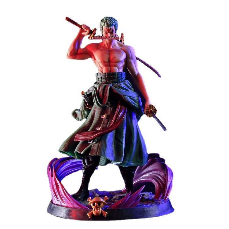 One Piece Ornament PVC Material Dreamy Zoro Garage Kit