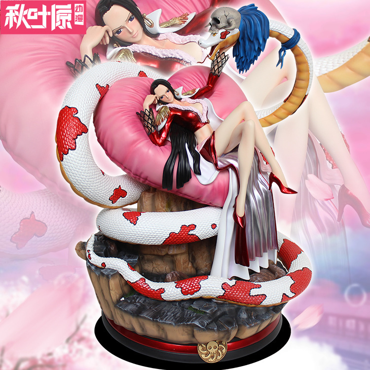 One Piece Boa·Hancock Garage Kit Sitting Empress Snake