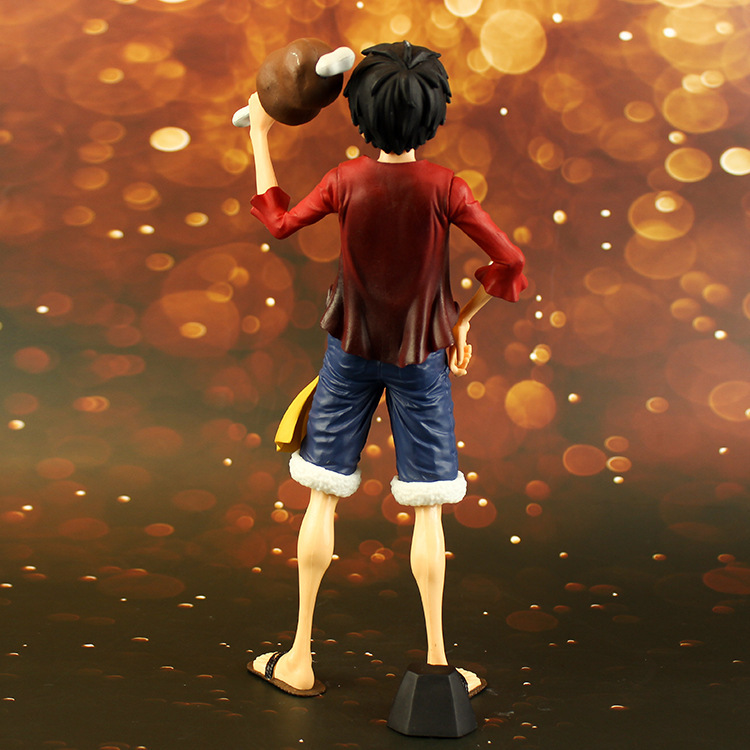 One Piece Standing Eat Meat Luffy