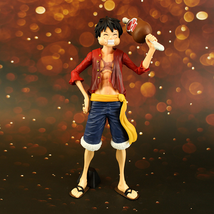 One Piece Standing Eat Meat Luffy