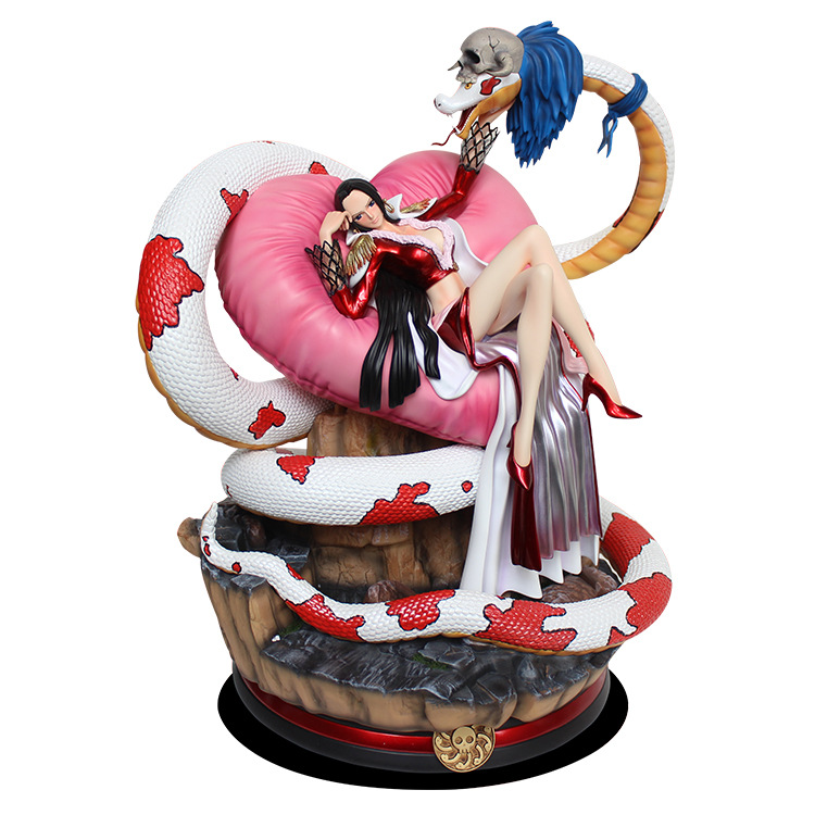 One Piece Boa·Hancock Garage Kit Sitting Empress Snake