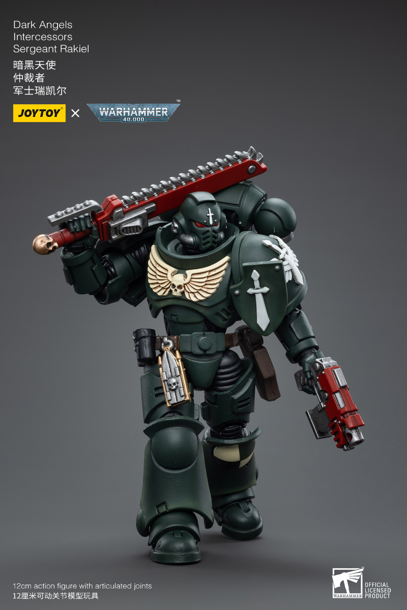 JoyToy Action Figure Warhammer 40K Dark Angels Intercessors Brother Nadael  » Joytoy Figure