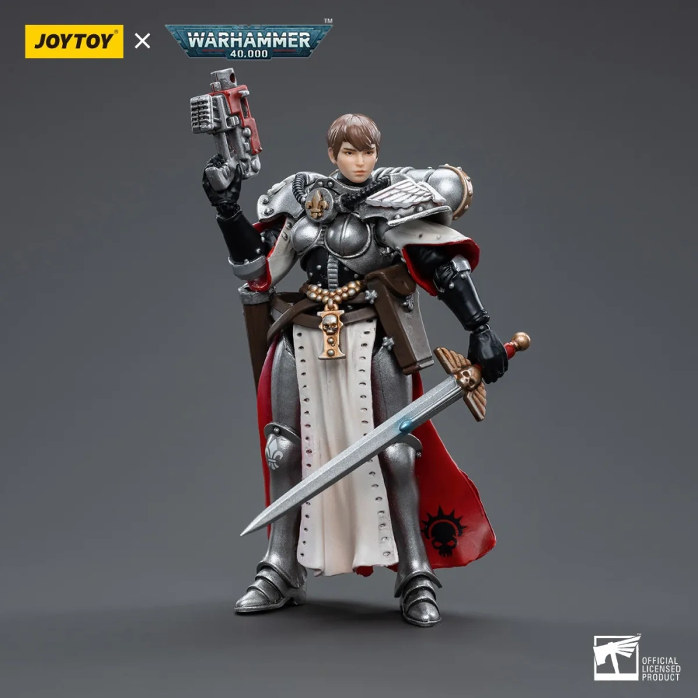 JOYTOY Warhammer 40K  Adepta Sororitas Battle Sisters Order of the Argent Shroud Sister Superior Evinka