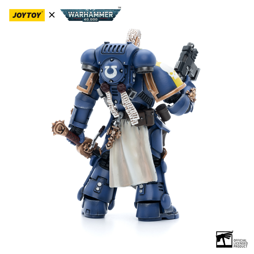【New in May 2023】JOYTOY Warhammer 40K  Ultramarines Primaris Company Champion Brother Parnaeus