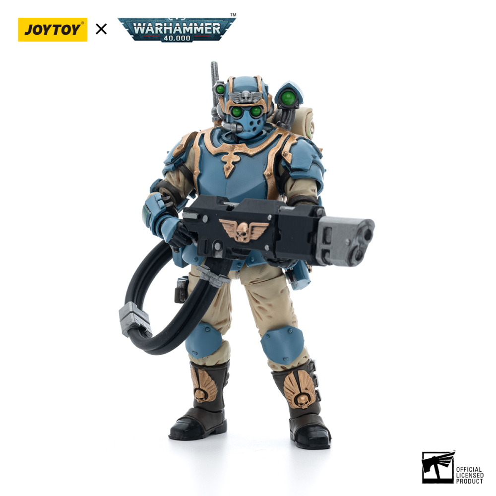 【New in May 2023】JOYTOY Warhammer 40K Astra Militarum Tempestus Scions Squad 55th Kappic Eagles Hot-shot Volley Gunner