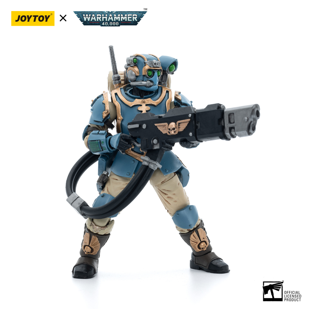 【New in May 2023】JOYTOY Warhammer 40K Astra Militarum Tempestus Scions Squad 55th Kappic Eagles Hot-shot Volley Gunner