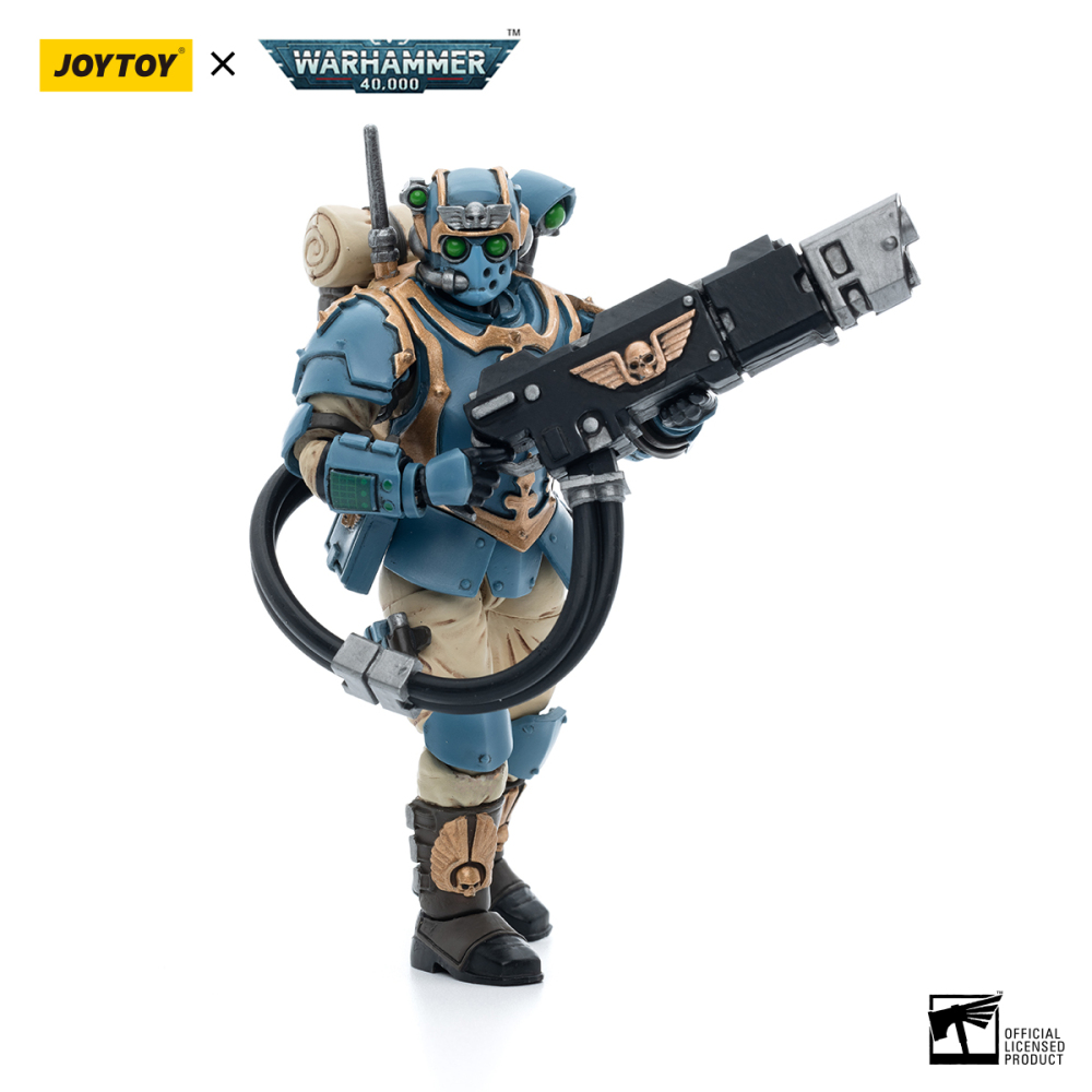 【New in May 2023】JOYTOY Warhammer 40K Astra Militarum Tempestus Scions Squad 55th Kappic Eagles Hot-shot Volley Gunner
