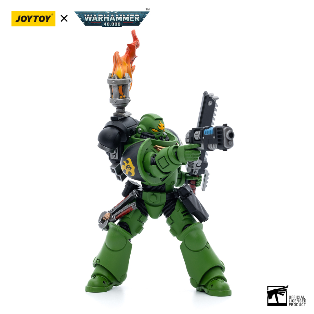 JOYTOY Warhammer 40K  Salamanders Intercessors Sergeant Tsek'gan