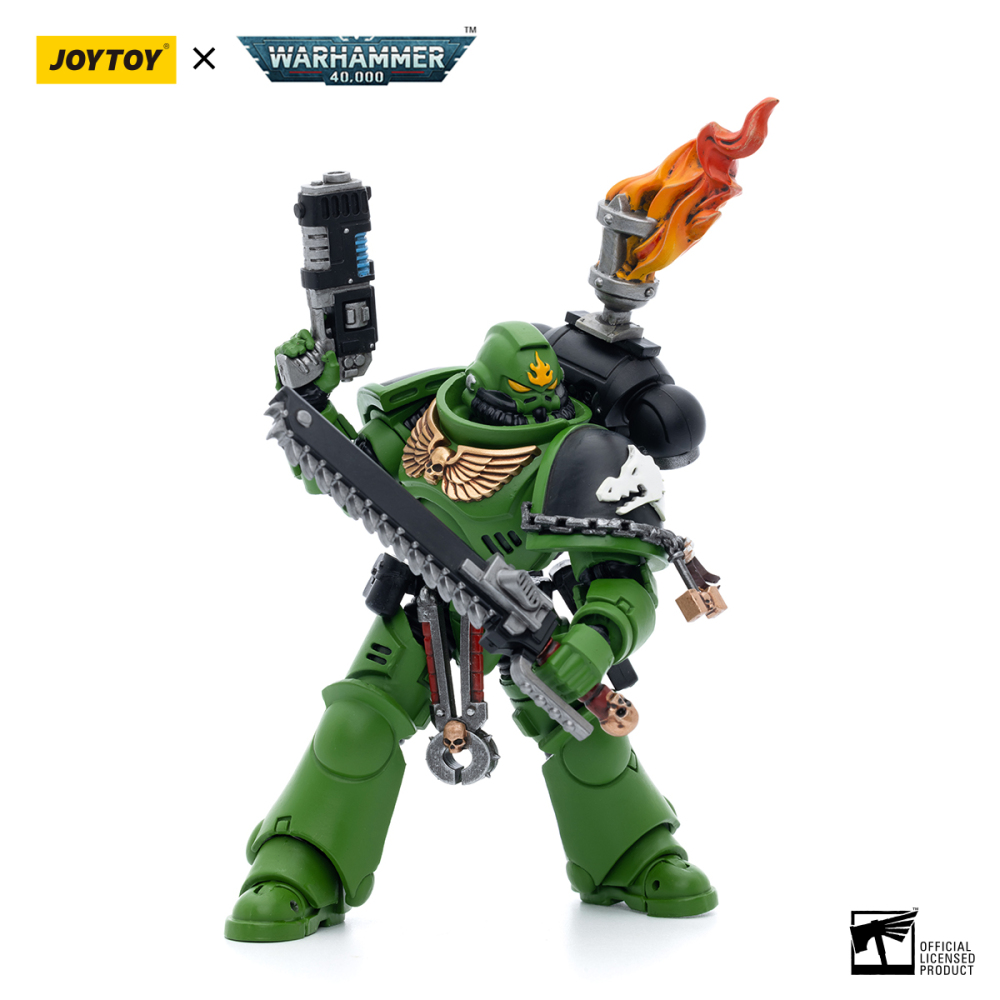 JOYTOY Warhammer 40K  Salamanders Intercessors Sergeant Tsek'gan