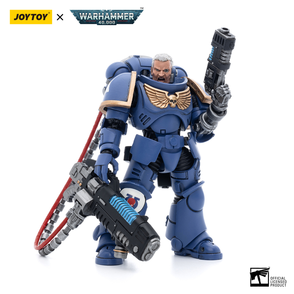 【New in June 2023】JOYTOY Warhammer 40K Ultramarines Hellblasters Sergeant Ulaxes