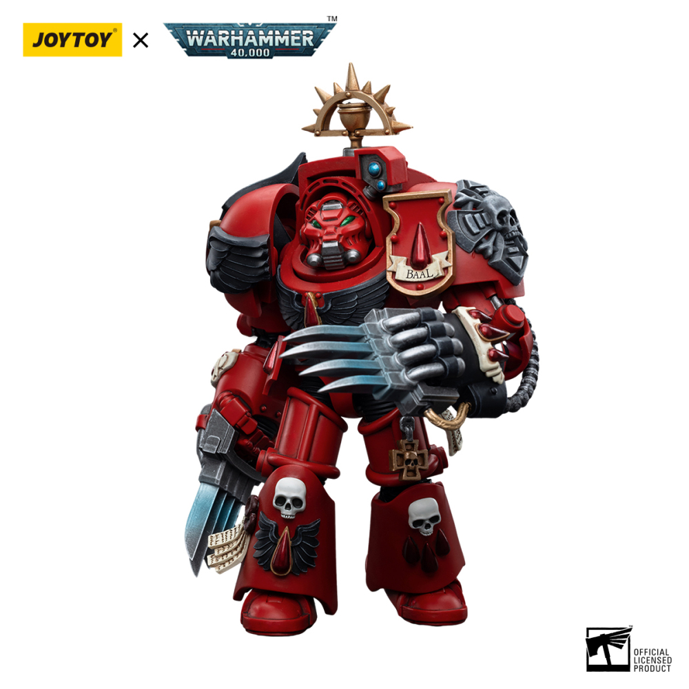 【New in July 2023】JOYTOY Warhammer 40K Blood Angels Assault Terminators Brother Tyborel