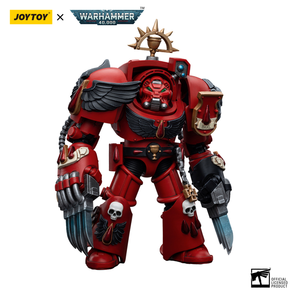 【New in July 2023】JOYTOY Warhammer 40K Blood Angels Assault Terminators Brother Tyborel