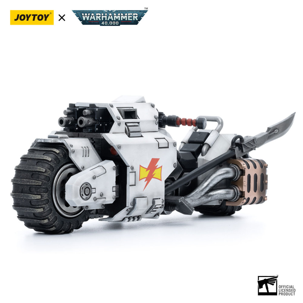【New in July 2023】JOYTOY Warhammer 40K White Scars  Raider-pattern Combat Bike