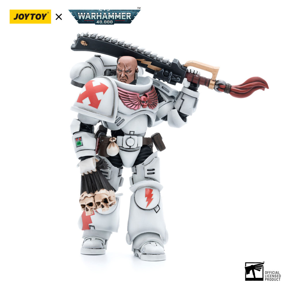 【New in July 2023】JOYTOY Warhammer 40K White Scars  Assault lntercessor  Sergeant Tsendbaatar