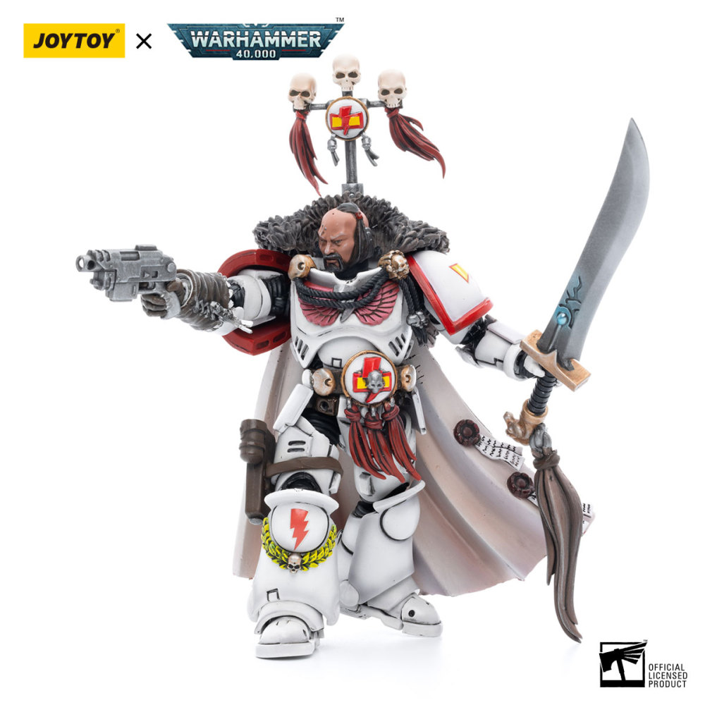 【New in July 2023】JOYTOY Warhammer 40K White Scars Captain  Kor'sarro Khan