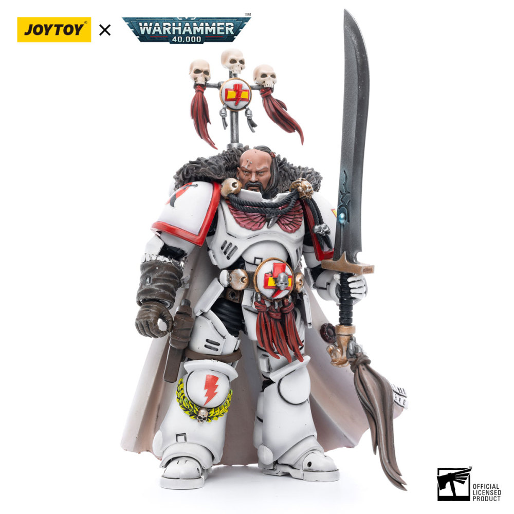 【New in July 2023】JOYTOY Warhammer 40K White Scars Captain  Kor'sarro Khan