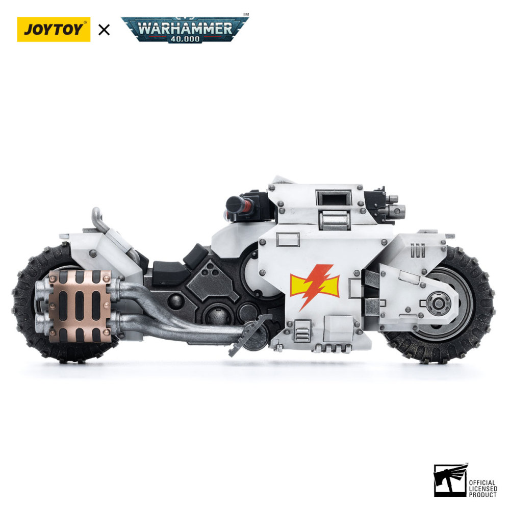 【New in July 2023】JOYTOY Warhammer 40K White Scars  Raider-pattern Combat Bike