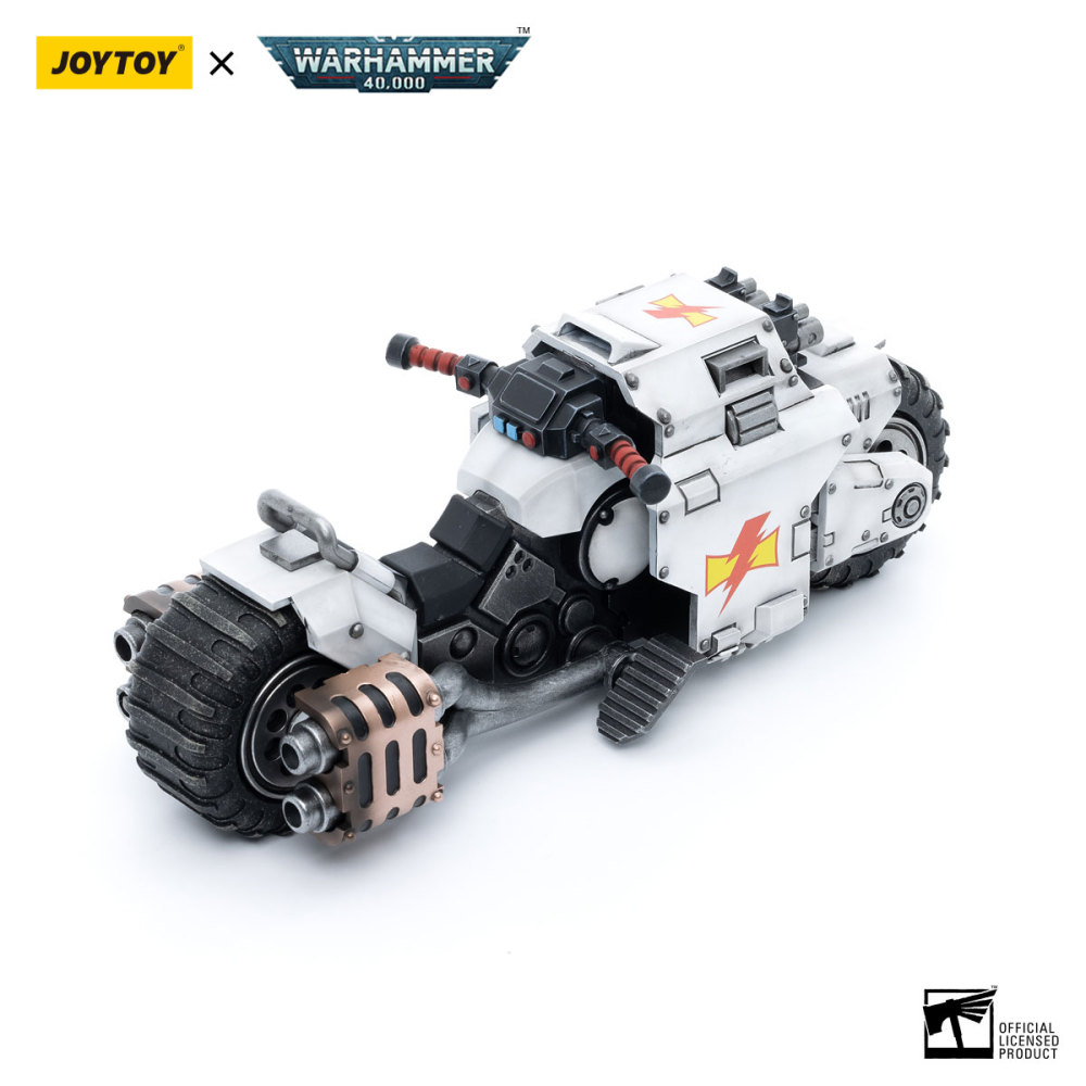 【New in July 2023】JOYTOY Warhammer 40K White Scars  Raider-pattern Combat Bike