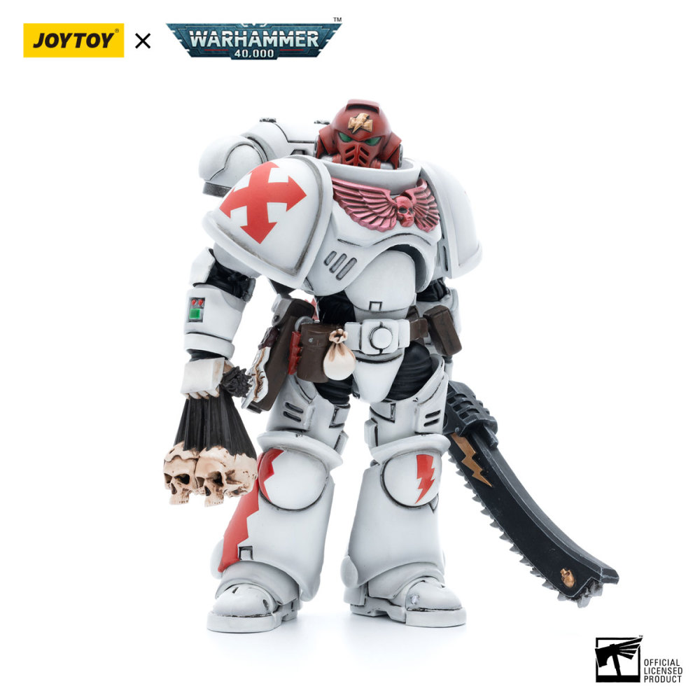 【New in July 2023】JOYTOY Warhammer 40K White Scars  Assault lntercessor  Sergeant Tsendbaatar