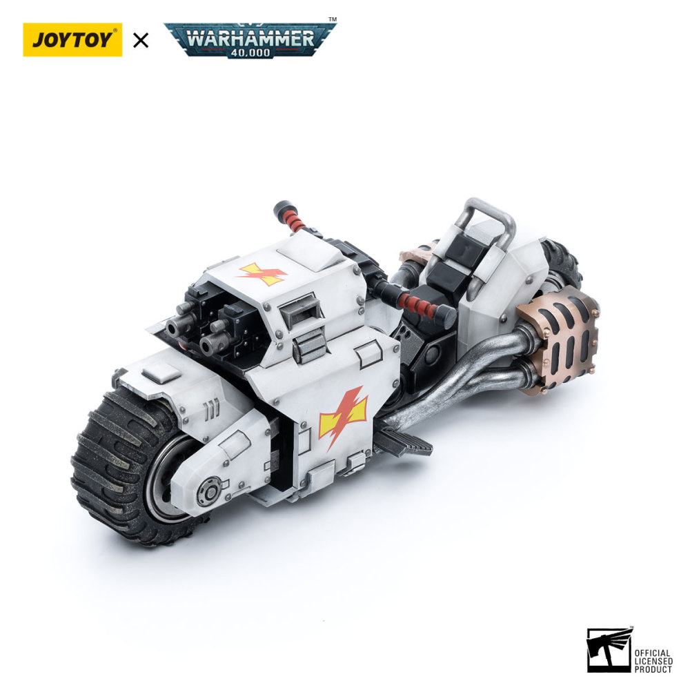 【New in July 2023】JOYTOY Warhammer 40K White Scars  Raider-pattern Combat Bike