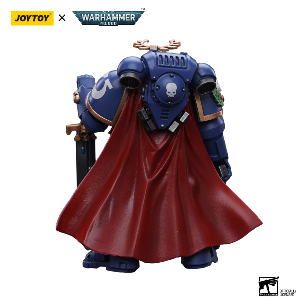 【New in August 2023】JOYTOY Warhammer 40K Ultramarines  Primaris Captain with Power Sword and Plasma Pistol