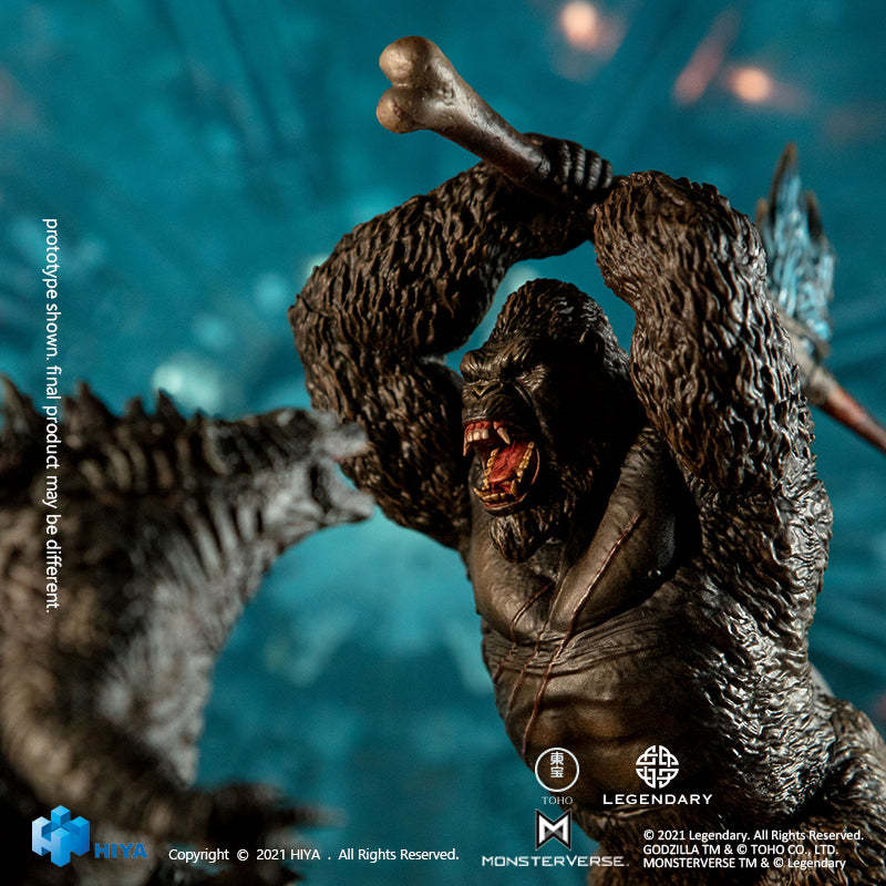【Pre-sale】HIYA Stylist Series GODZILLA VS KONG Kong PVC statue
