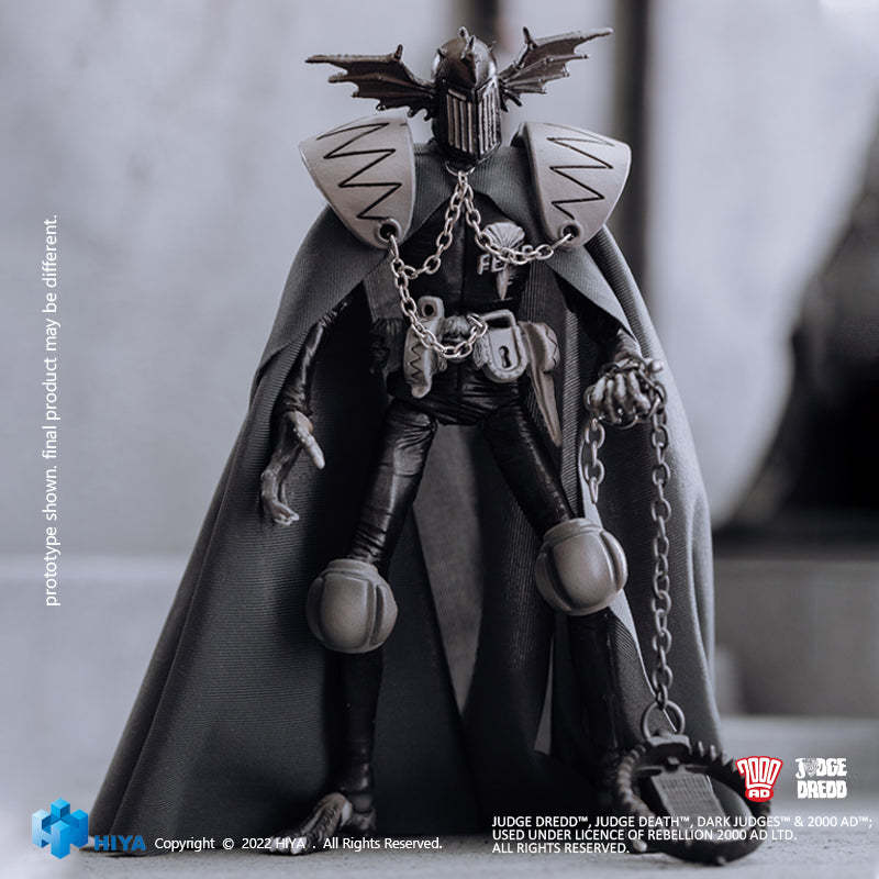 HIYA Exquisite Mini Series JUDGE DREDD Black and White Judge Fear