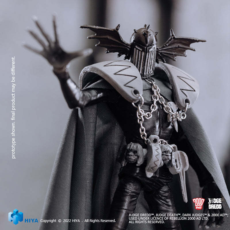 HIYA Exquisite Mini Series JUDGE DREDD Black and White Judge Fear