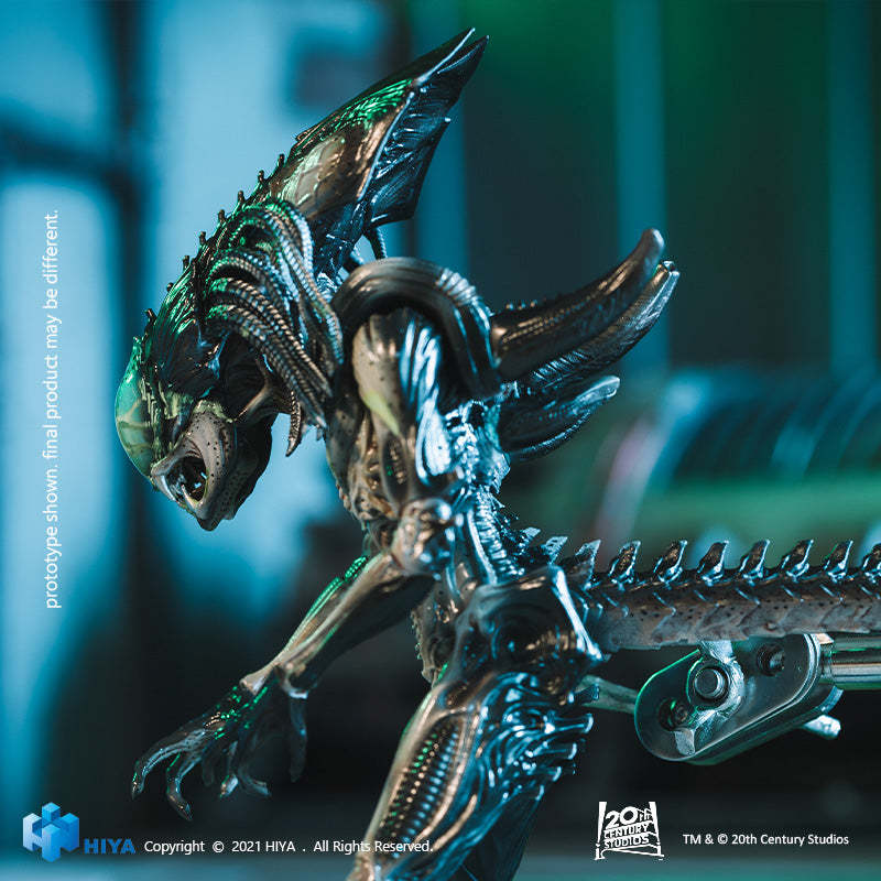 HIYA Exquisite Mini Series AVPR Battle Damage Predalien