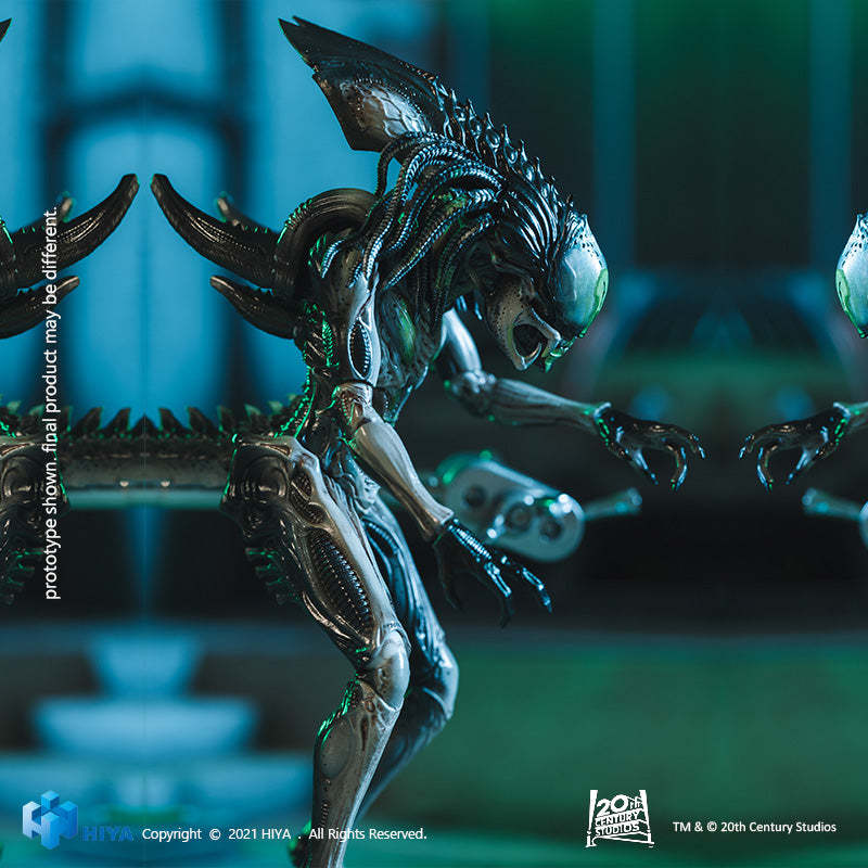 HIYA Exquisite Mini Series AVPR Battle Damage Predalien