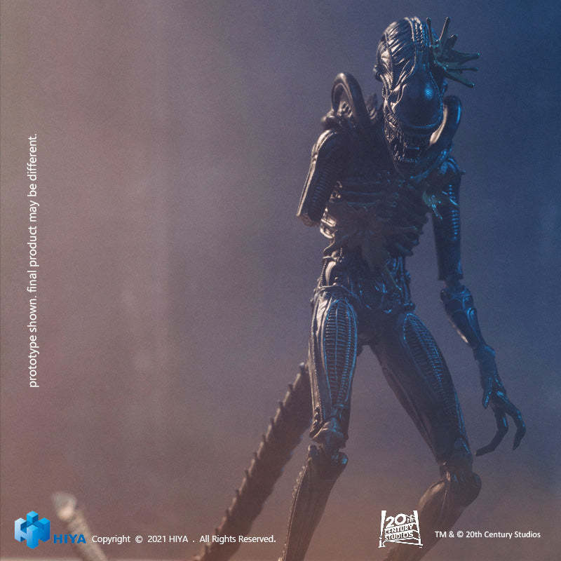 HIYA Exquisite Mini Series  ALIENS Battle Damage Alien Warrior