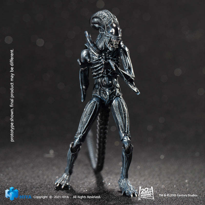 HIYA Exquisite Mini Series ALIENS Alien Warrior Blue
