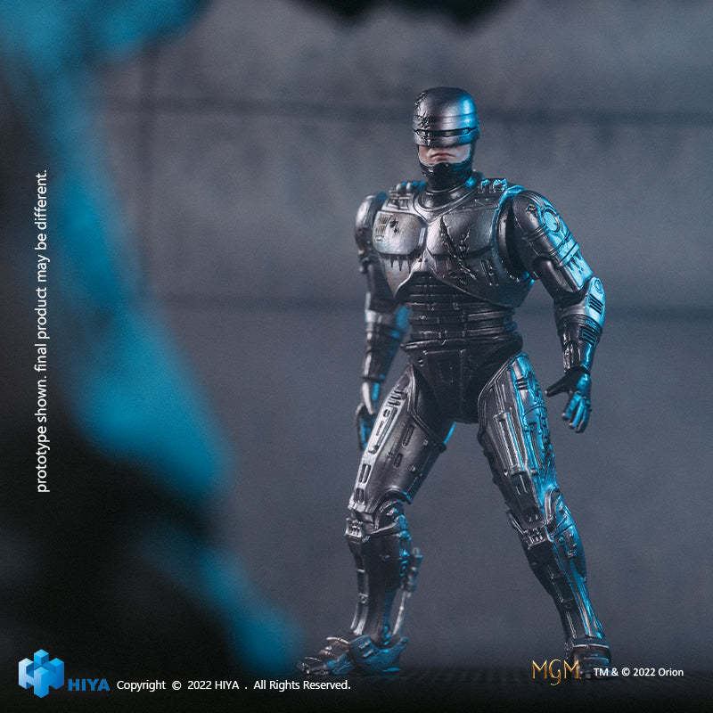 HIYA Exquisite Mini Series  ED209 VS Robocop BattleDamage 2 Pack SDCC2022 Exclusive